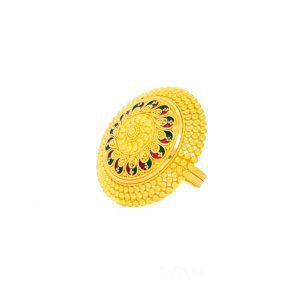 22kt Ring with Enamel
