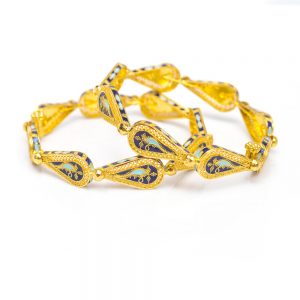 22kt Bangles with Enamel