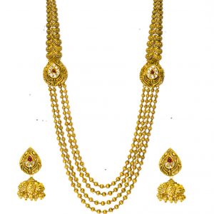 22kt Necklace and Earring Set
