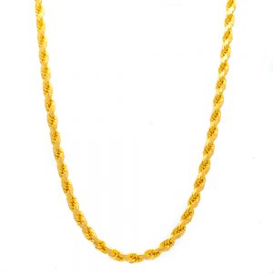 22kt Rope Chain