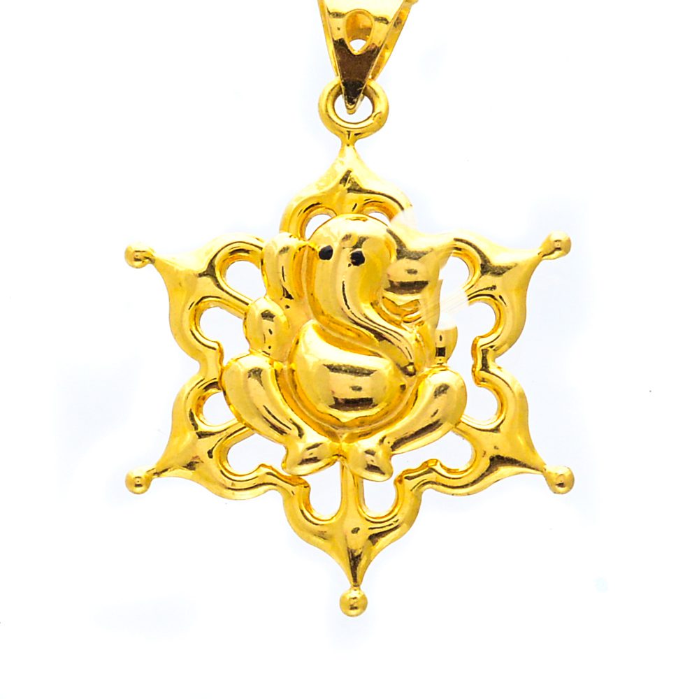 22kt Ganesh Pendant